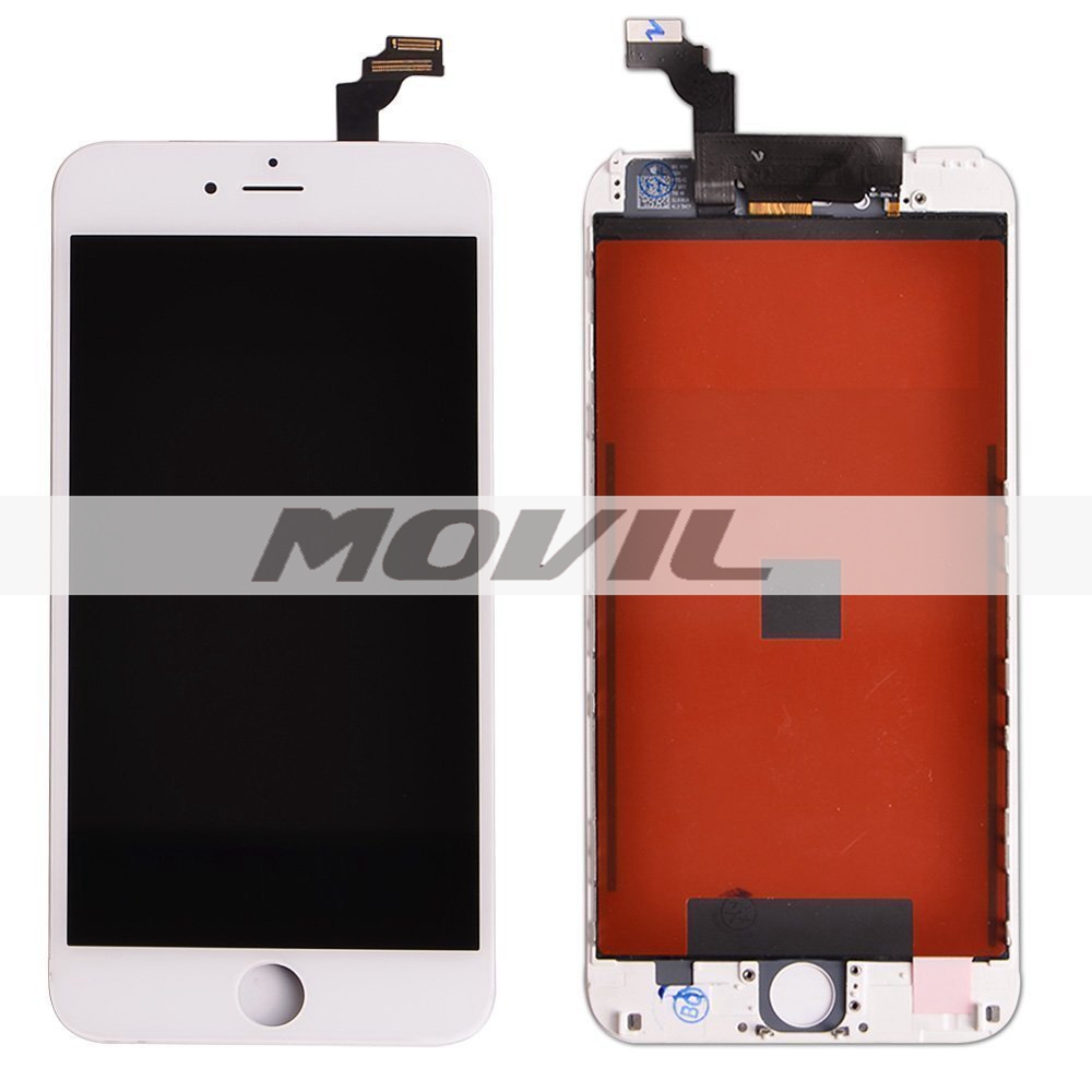 White LCD Display Touch Digitizer Screen Assembly Replacement for iPhone 6 Plus  5.5 white
